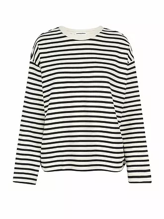 ARMEDANGELS | Sweater de corte holgado FRANKAA STRIPES | schwarz